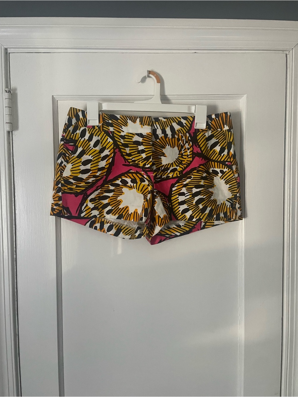 J. Crew Ratti Electric Kiwi Shorts Women’s Sz 6